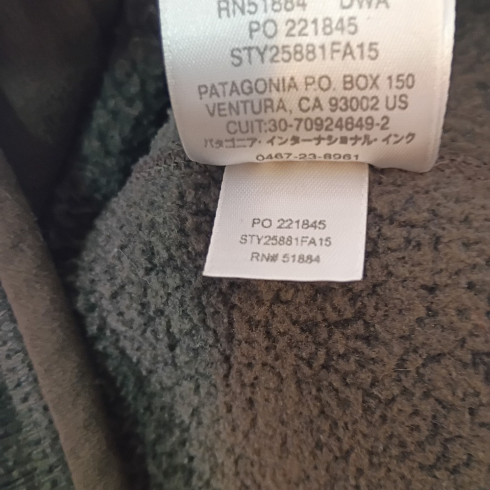 Patagonia Better Sweater Vest Mens XL Brown Full Zip Fleece 25881 FA15 - Picture 9 of 10